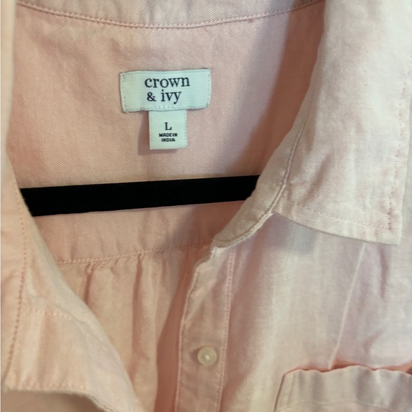 Crown and Ivy Long Sleeve Button Up Dress - Picture 3 of 4